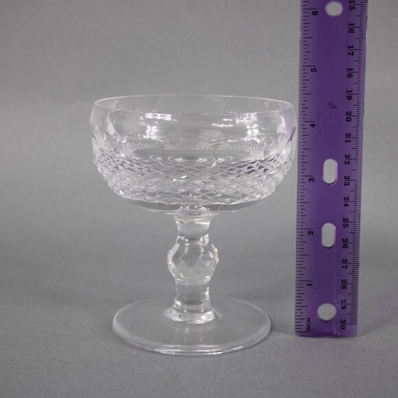 Waterford Champagne Sherbet Colleen Clear Crystal Short Stem 4.3" Glass - Picture 9 of 12